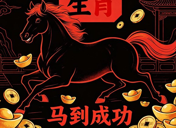 头戴凤冠